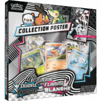 Coffret Pokémon collection poster 10.5 Foudre Noire & Flamme Blanche