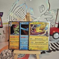 Cartes Pokémon Artikodin & Tyranocif & Electhor PROMO DRI EV 10